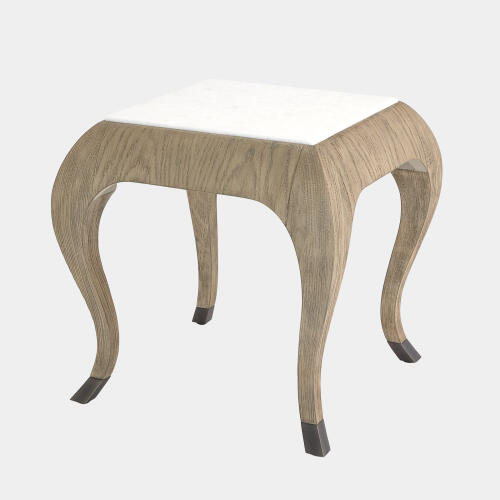 Paris Spot Table-Gray Sandblasted Oak