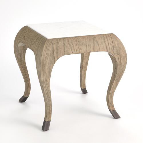 paris spot table-grey sandblasted oak
