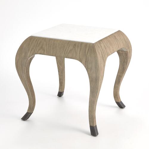 Paris Spot Table-Grey Sandblasted Oak