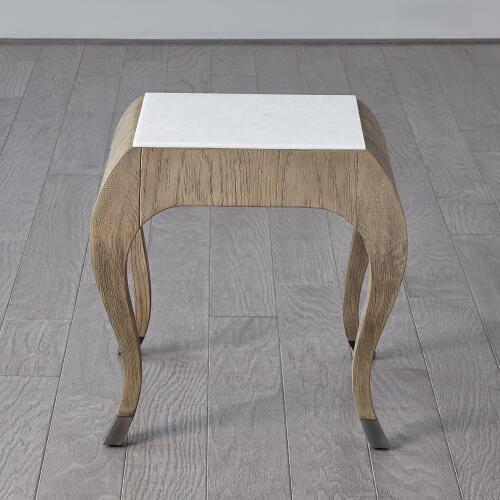 Paris Spot Table-Grey Sandblasted Oak