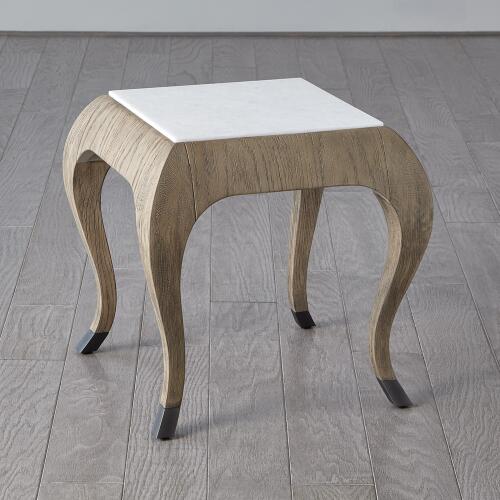 Paris Spot Table-Grey Sandblasted Oak