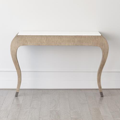 Paris Wall Console-Grey Sandblasted Oak