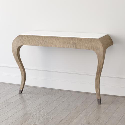 Paris Wall Console-Grey Sandblasted Oak