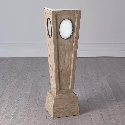 Proust Pedestal-Grey Sandblasted Oak