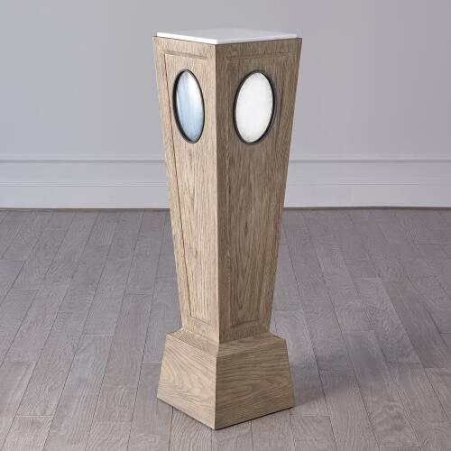 Proust Pedestal-Grey Sandblasted Oak