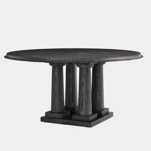 Titian Dining Table-Black Cerused Oak