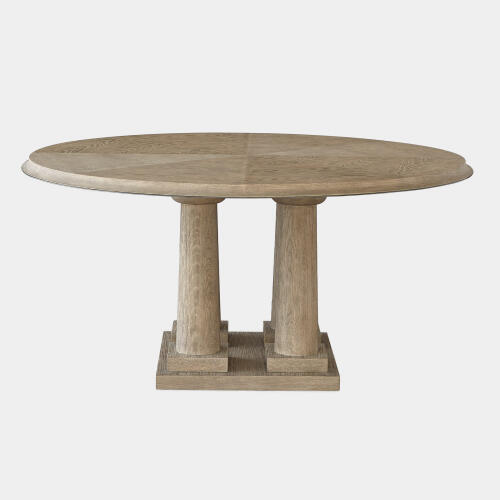 Titian Dining Table-Gray Sandblasted Oak