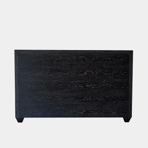 Brazil Bed-Black Cerused Oak
