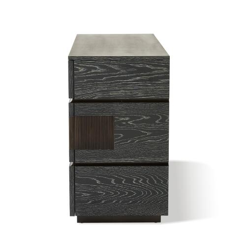 Brazil Dresser-Black Cerused Oak