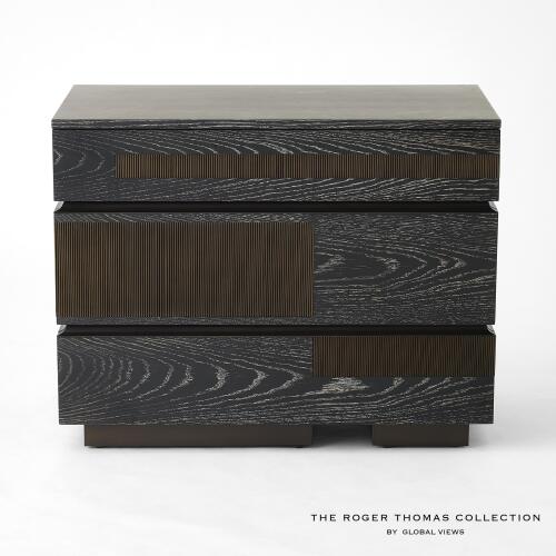 Brazil Chest-Black Cerused Oak