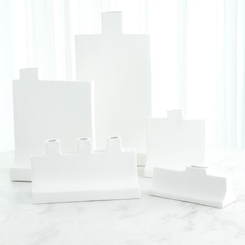 Icon Vase-Matte White-Lg