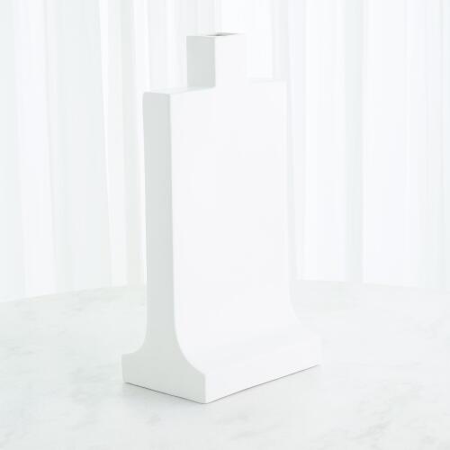 Icon Vase-Matte White-Med