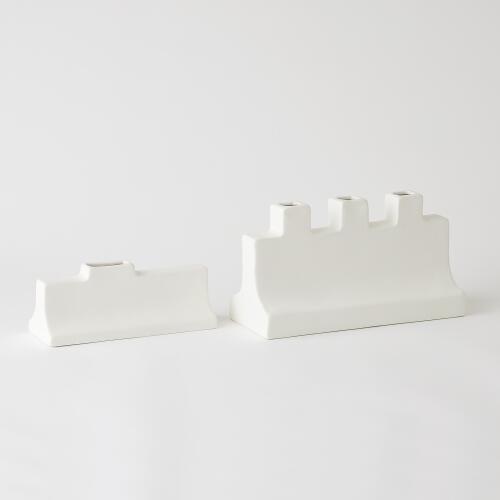 Icon Wide Vase-Matte White