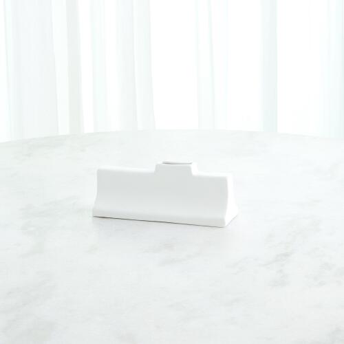 Icon Wide Vase-Matte White
