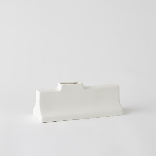Icon Wide Vase-Matte White