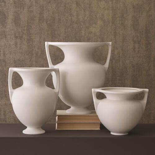 Grecian Amphora-Matte White