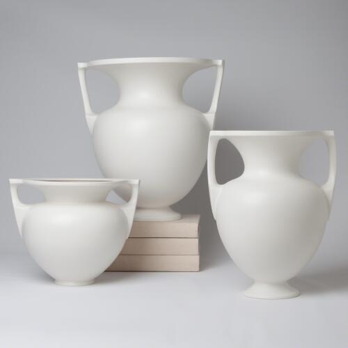 Grecian Amphora-Matte White