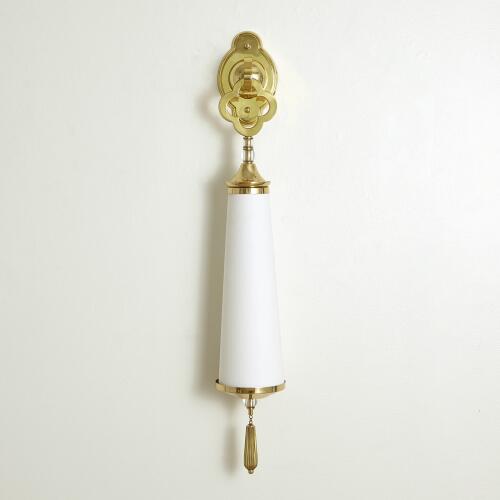 Quatrefoil Sconce-Brass