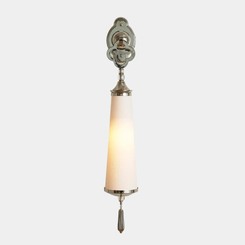 Quatrefoil Sconce-Nickel