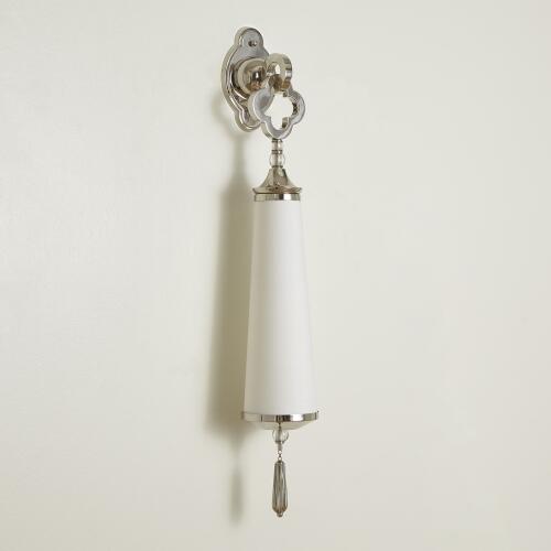Quatrefoil Sconce-Nickel