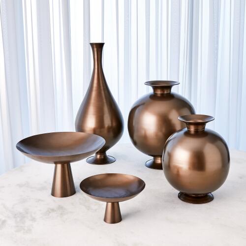 Bronzino Orb Vase-Bronze