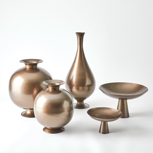 Bronzino Orb Vase-Bronze