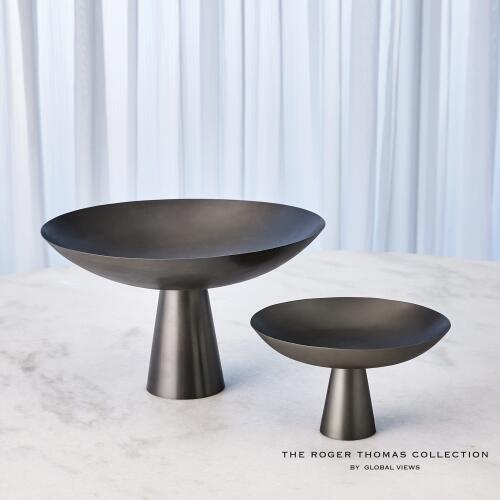 Fontana Compote-Gunmetal