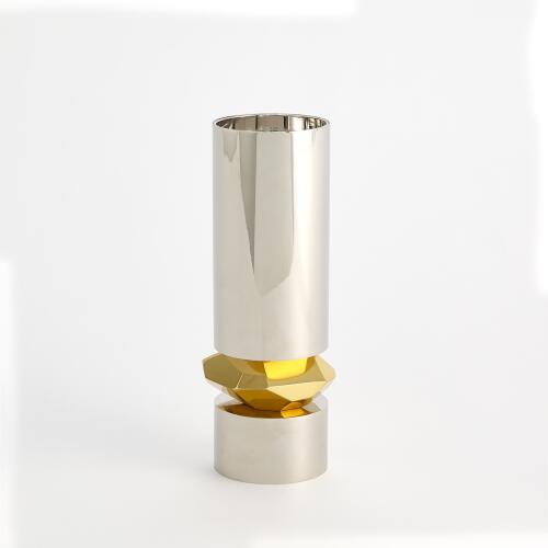 Romano Nickel Candle Holder