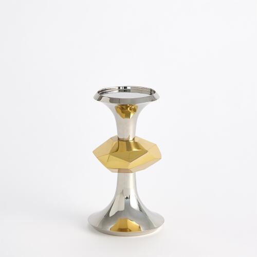 Gabriel Nickel Candle Holder