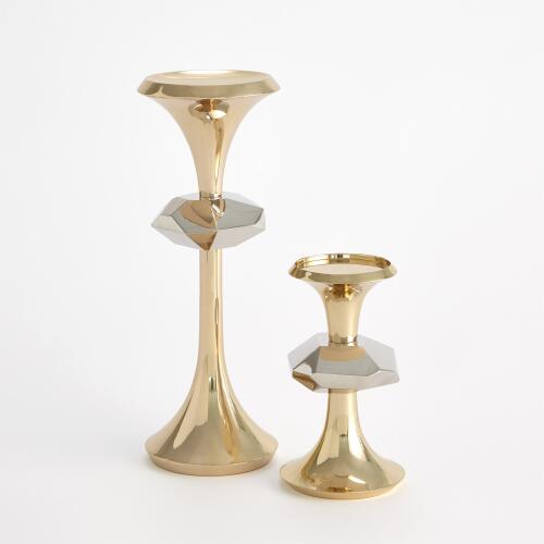 Gabriel Brass Candle Holder