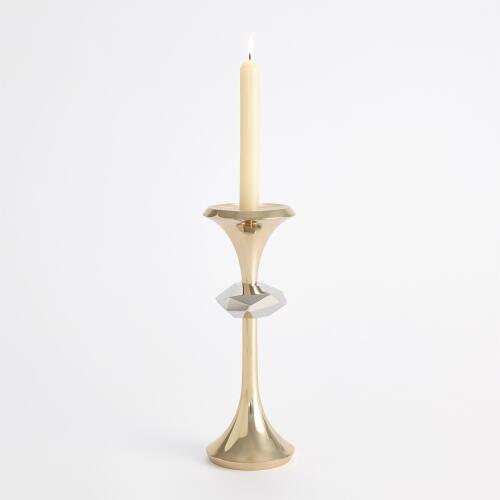 Gabriel Brass Candle Holder