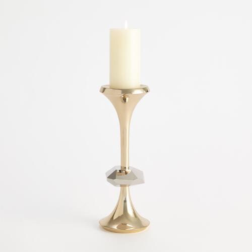 Gabriel Brass Candle Holder