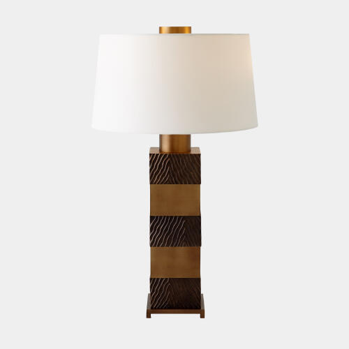 Louvre Stack Lamp-Brass/Bronze