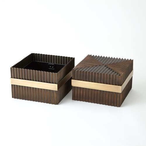 Magic Flute Square Box-Brass/Bronze