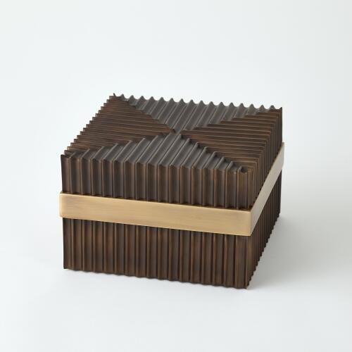 Magic Flute Square Box-Brass/Bronze