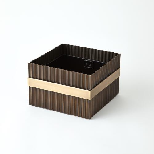 Magic Flute Cachepot-Brass/Bronze