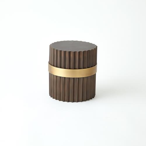 Magic Flute Cylinder Box-Brass/Bronze