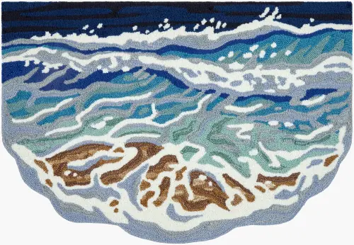 shorebreak shaped blue