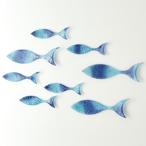 Wall Fish-Blue