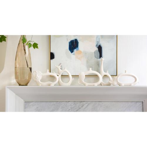 Elephant Vase-Matte White