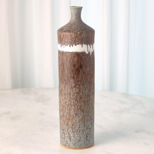 Tuscan Collection Soft Stripe Bottle Vase