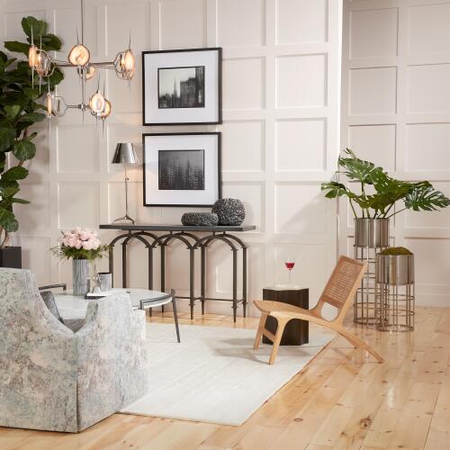 Crinkled Paper Bowl-Silver