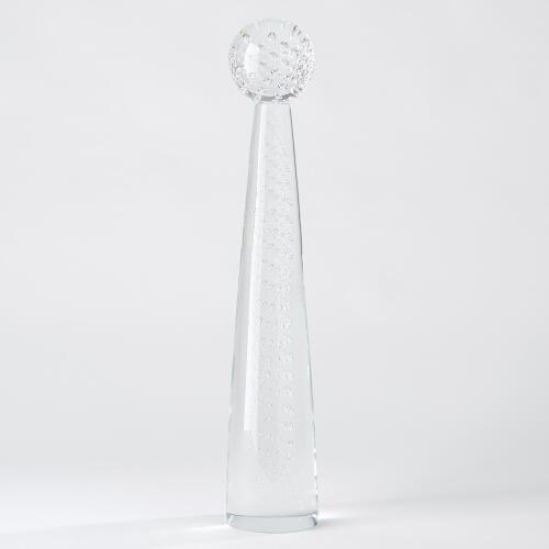 Tower Sphere Obelisk-Spiral Sphere w/Spiral Stem