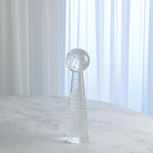 Tower Sphere Obelisk-Spiral Sphere w/Spiral Stem