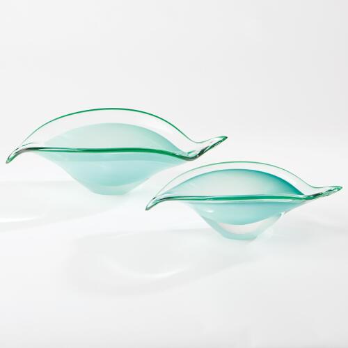 Bent Leaf Bowl-Celadon