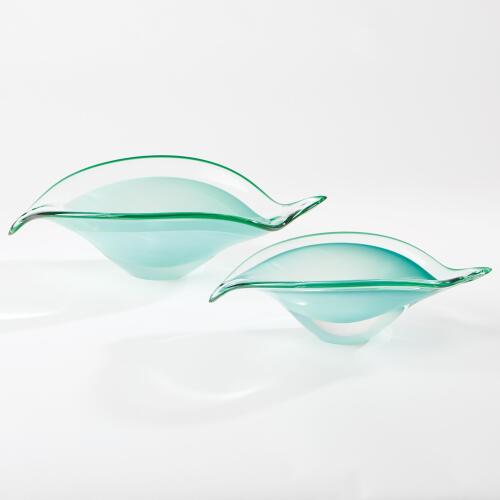 Bent Leaf Bowl-Celadon