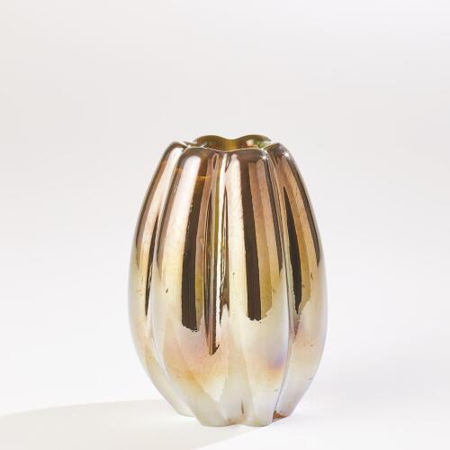 Ribbed Vase-Irys Gelp