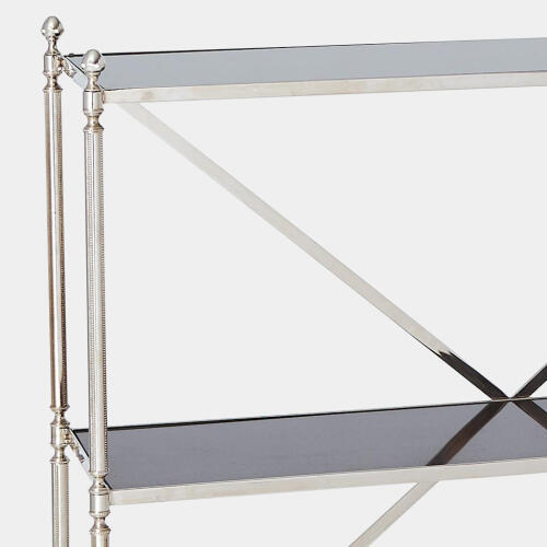 Acorn Open Shelf-Nickel