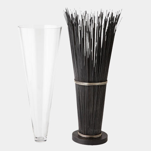 Spray Vase-Natural Iron