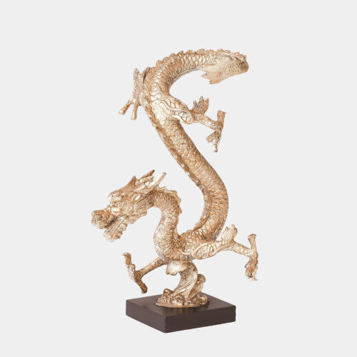 Standing Dragon-Silver Leaf